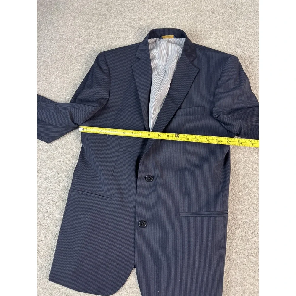 Brooks Brothers Blazer Mens 40 Regular Navy Pinstripe Explorer Regent Fit Jacket